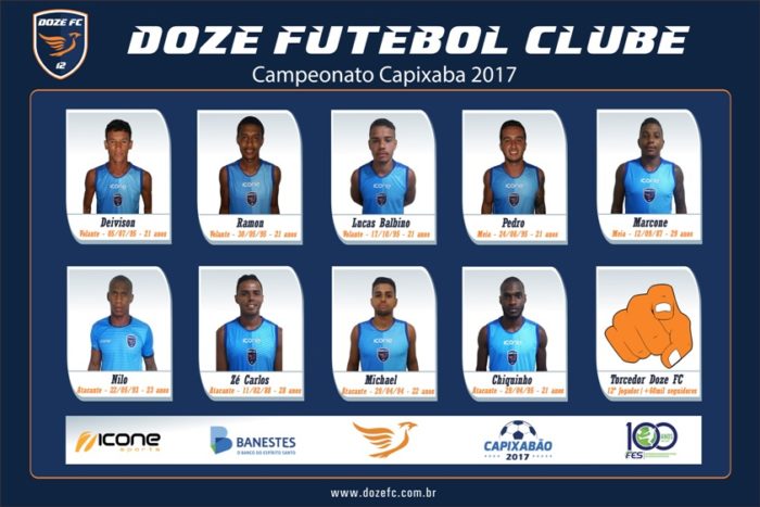 Elenco Doze FC 2017-2